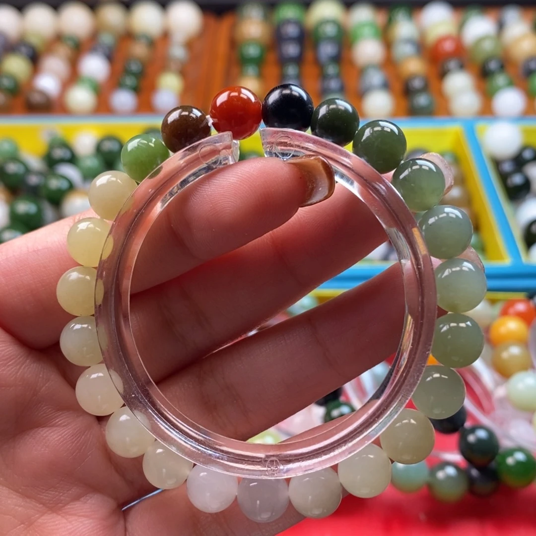 和田玉未镶嵌珠宝奇石福利多宝手串z8