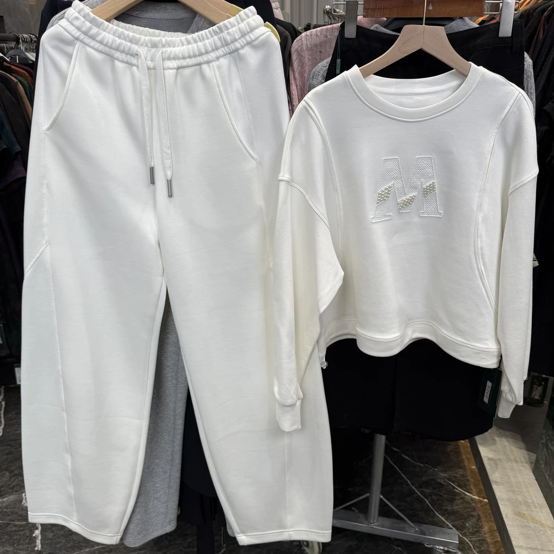 品牌新款圆领卫衣休闲舒适宽松运动套装51073