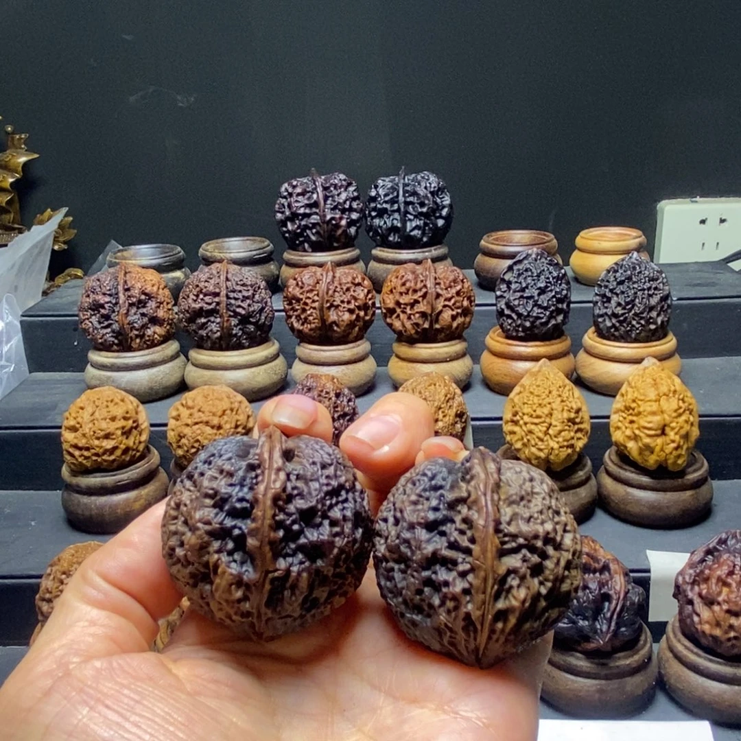 文玩核桃吊坠荔枝纹43