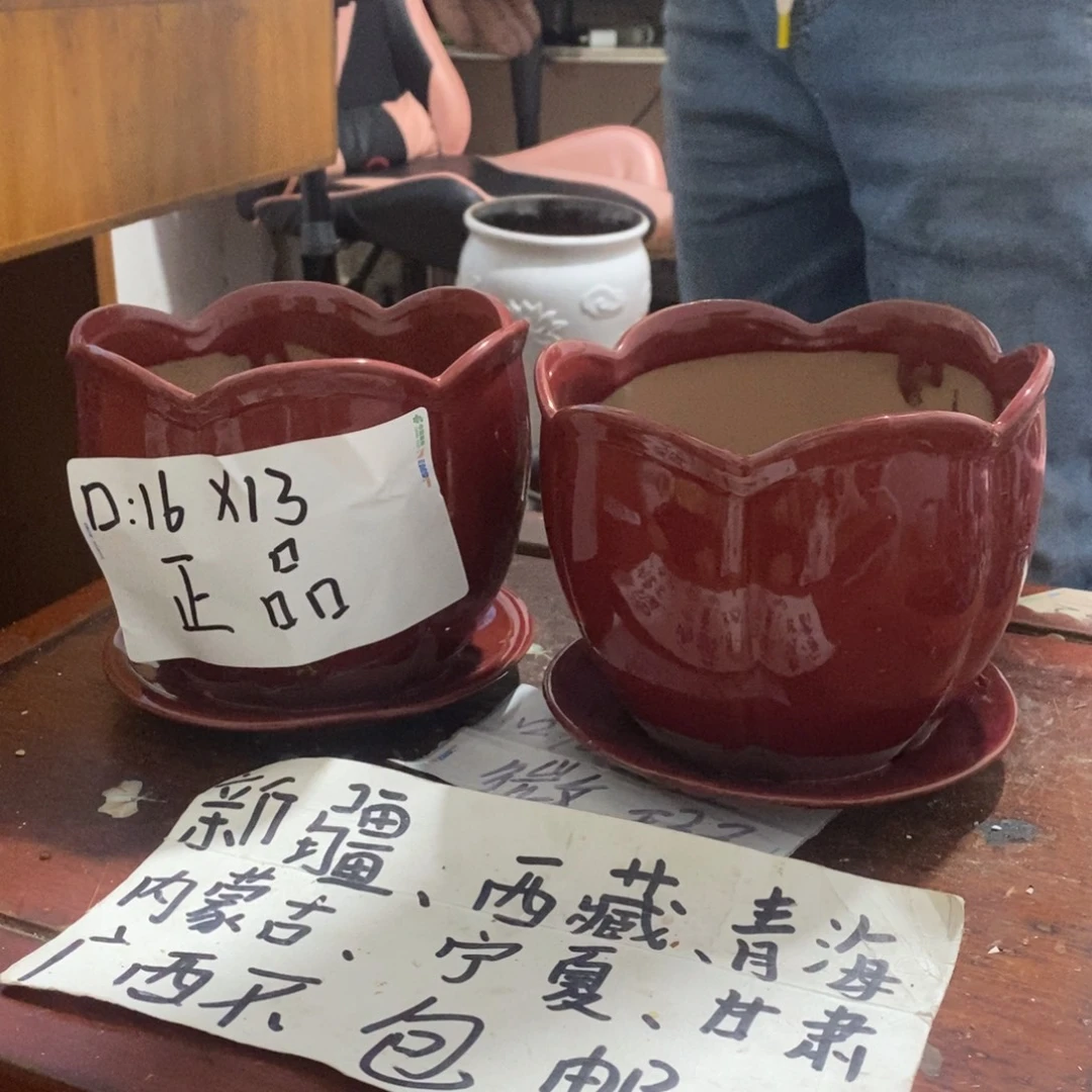 泥塑自产自销花盆