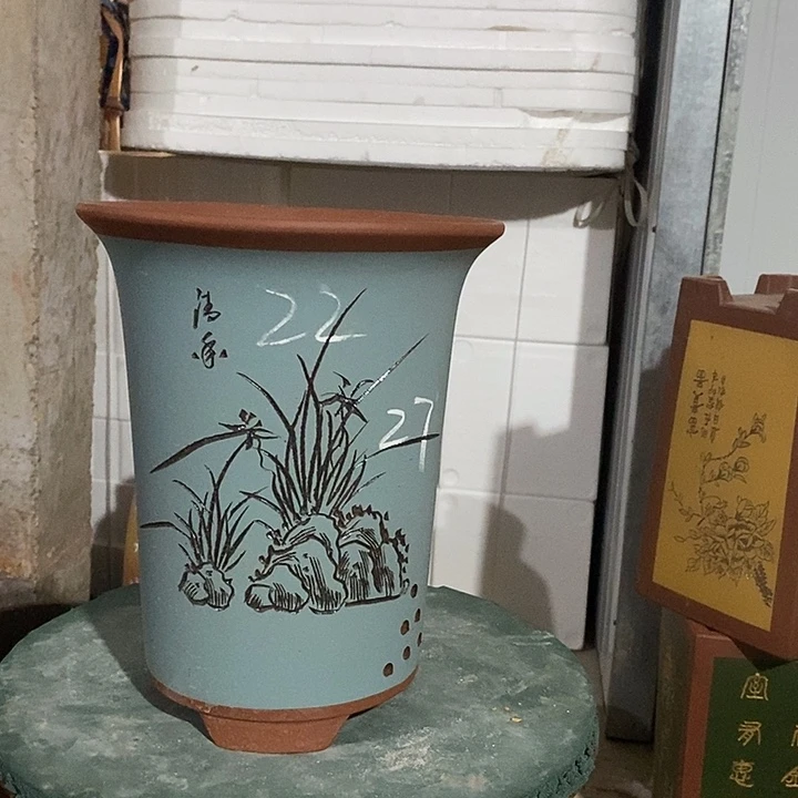 紫砂花盆紫砂花盆
