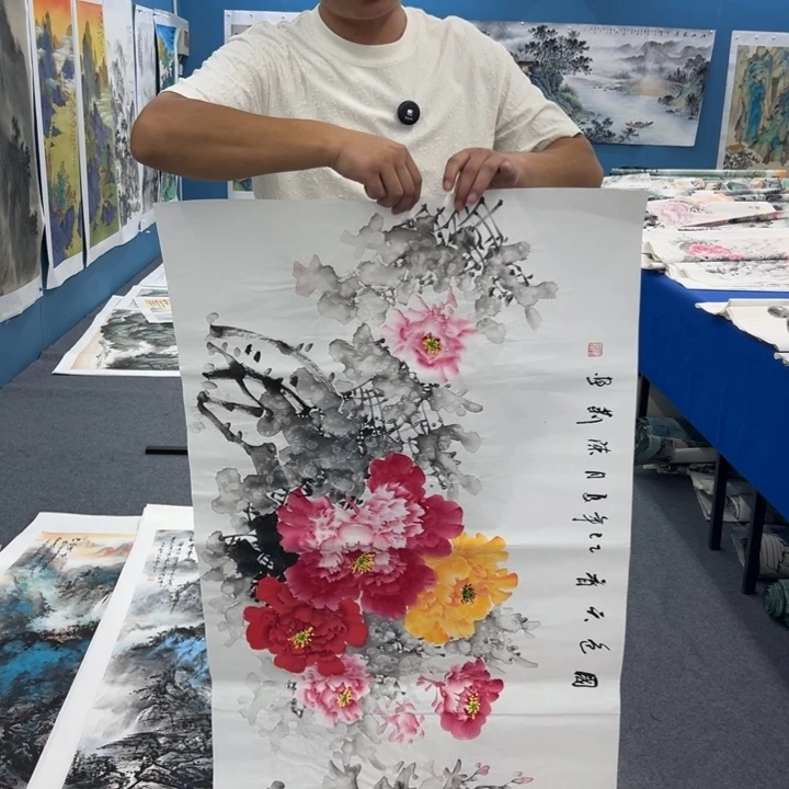 国画宣纸纯手绘字画