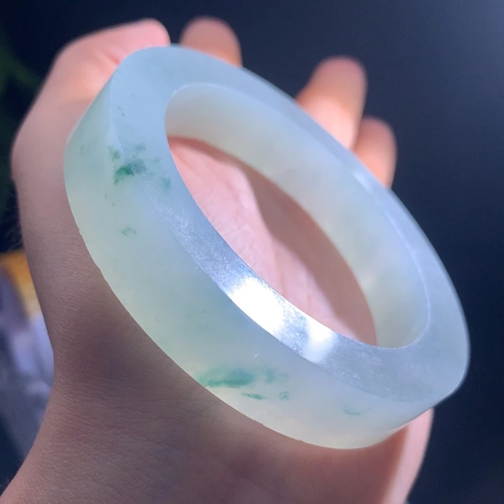 未镶嵌翡翠定制翡翠冰飘花55-59