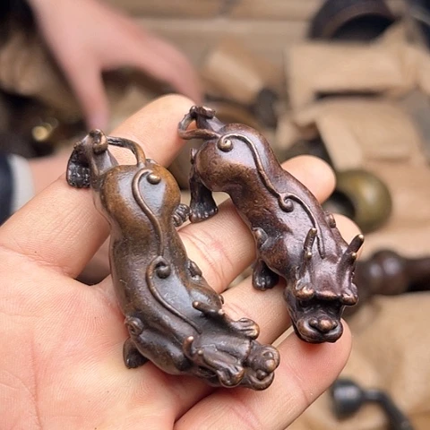 铜制文玩把玩物件