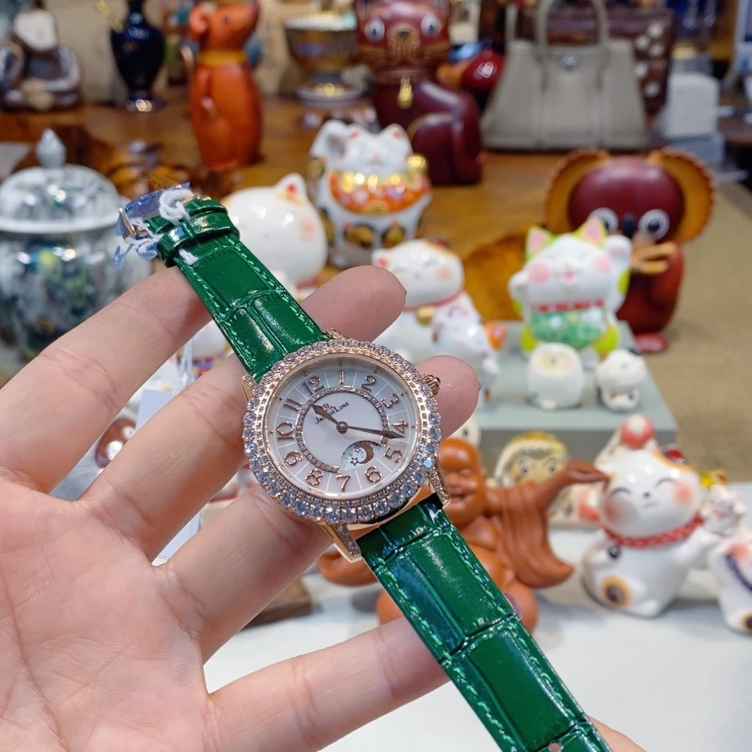 精钢小牛皮（革）精钢石英机芯