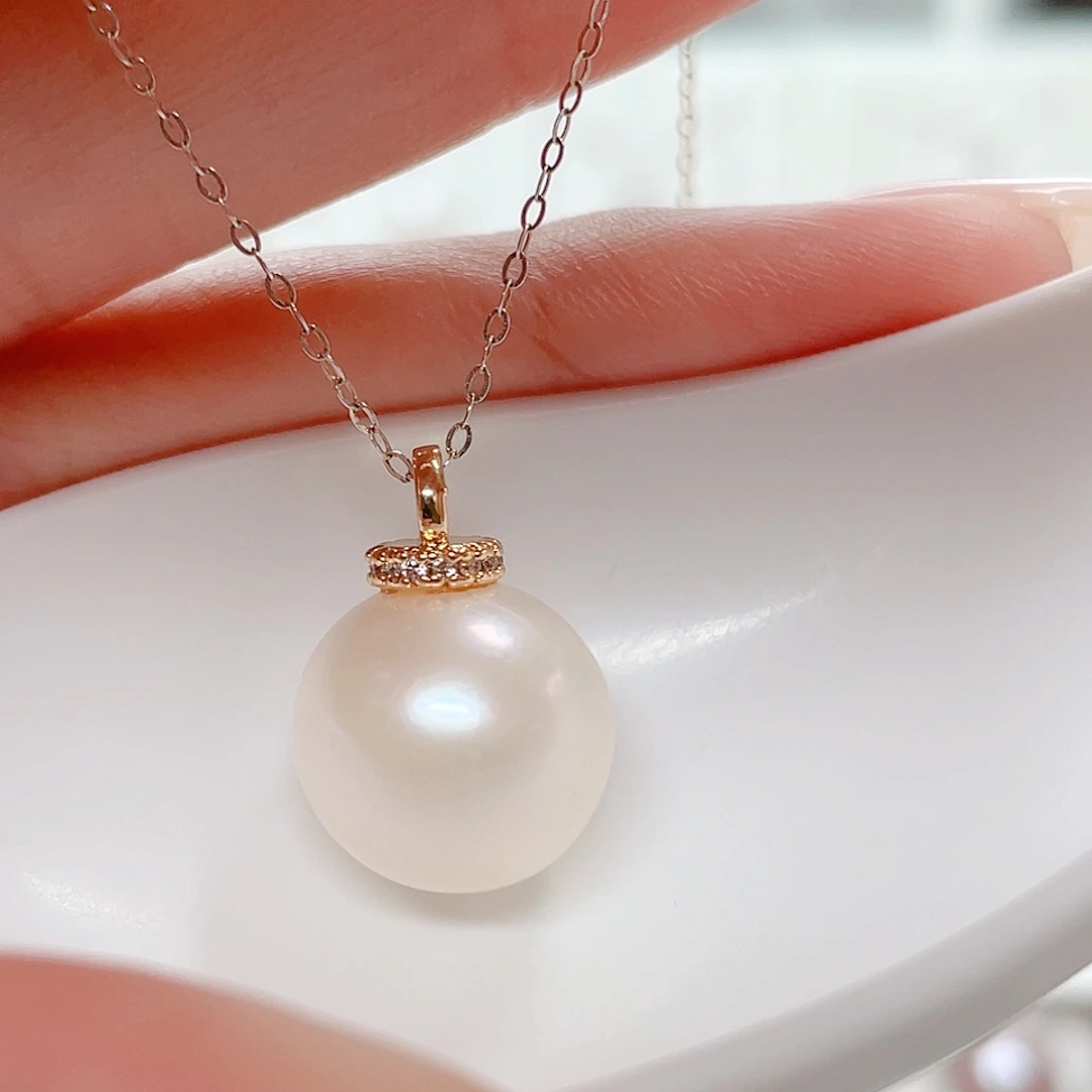 淡水珍珠吊坠(赠链)合金