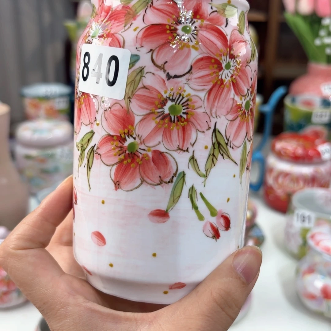 景德镇手绘高温釉下彩陶瓷茶具