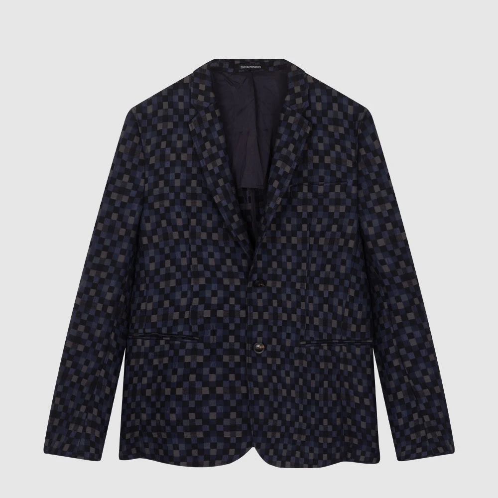 EMPORIO ARMANI阿玛尼EA春秋绵羊毛休闲西服外套H31G62C1060921