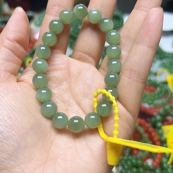 和田玉（碧玉）未镶嵌手串