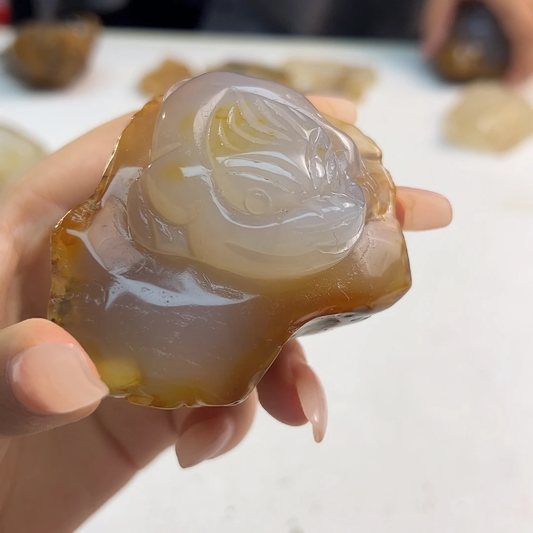 玛瑙/玉髓合金颈饰