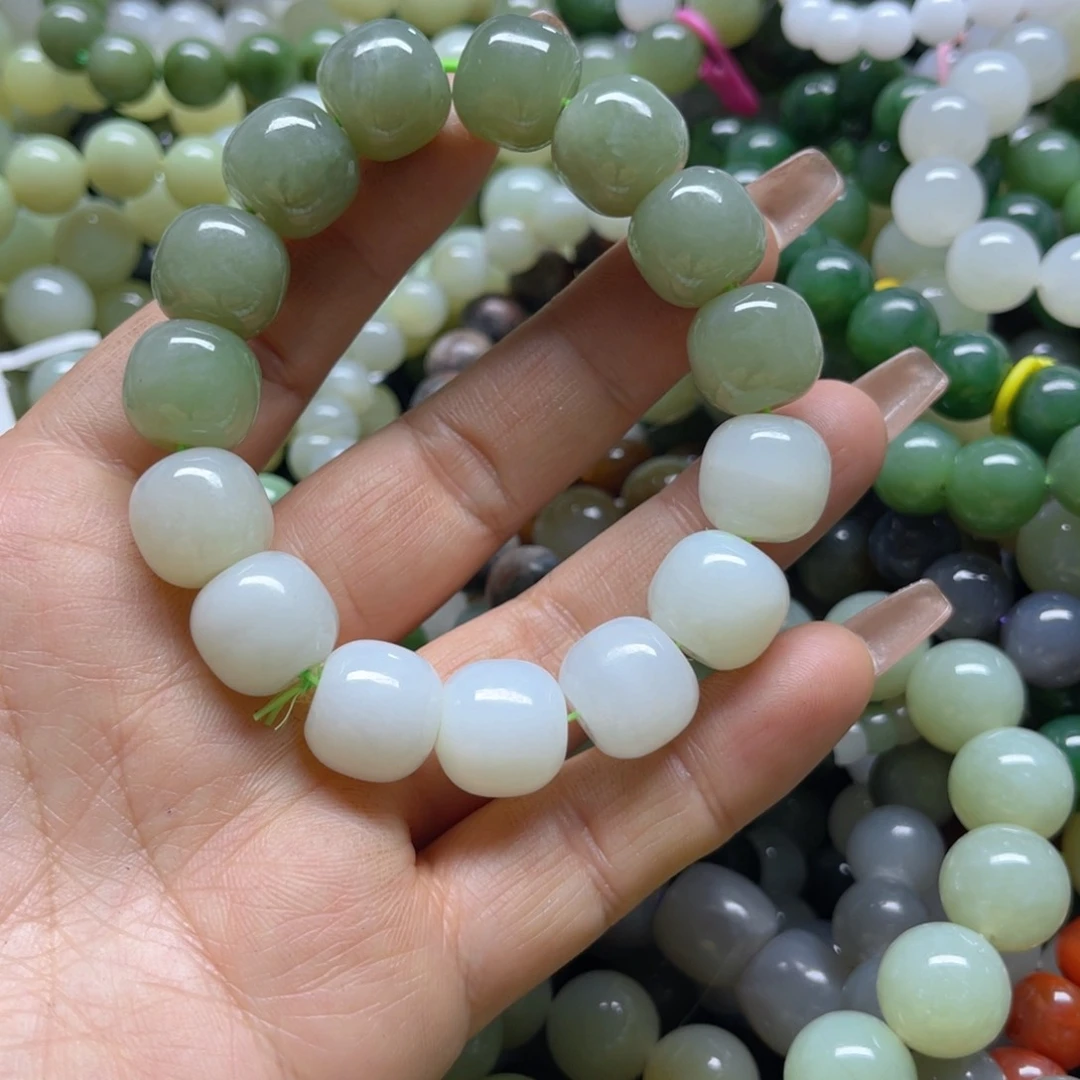 和田玉手链未镶嵌