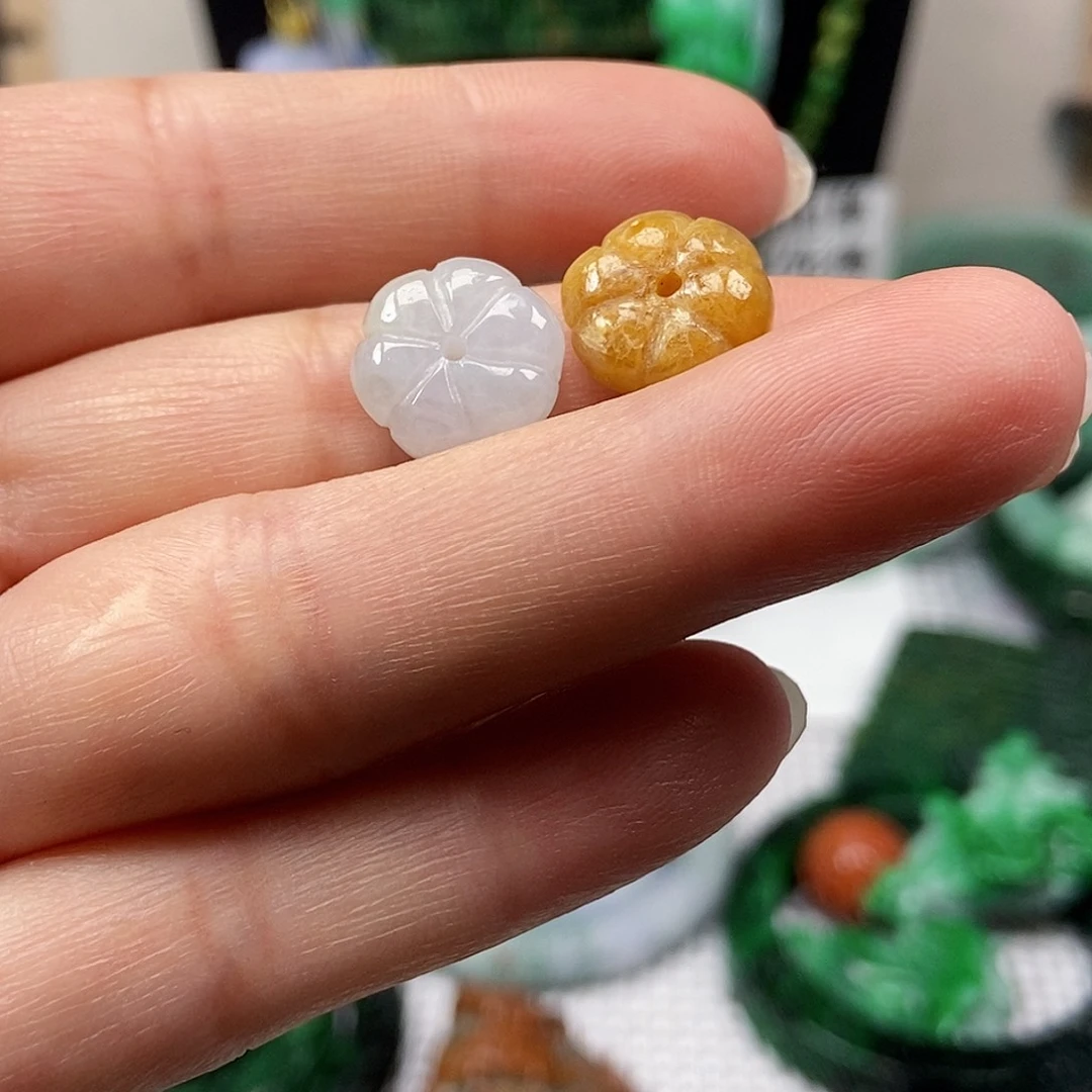 翡翠未镶嵌颈饰翡翠珠珠