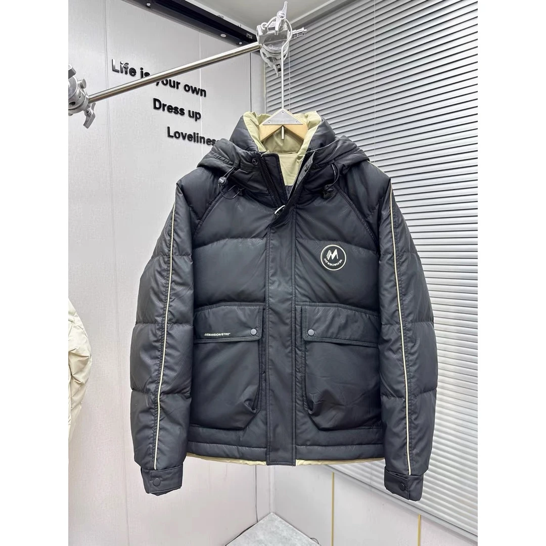 【NX】简约高充版时尚连帽保暖防寒服外套Z-18602