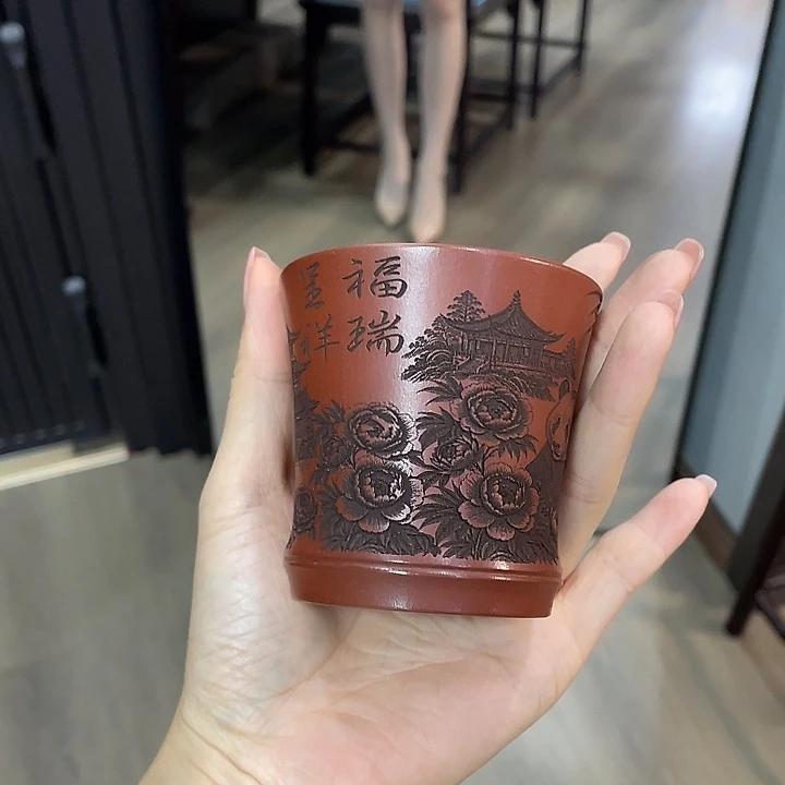 茶壶紫砂全手工打造