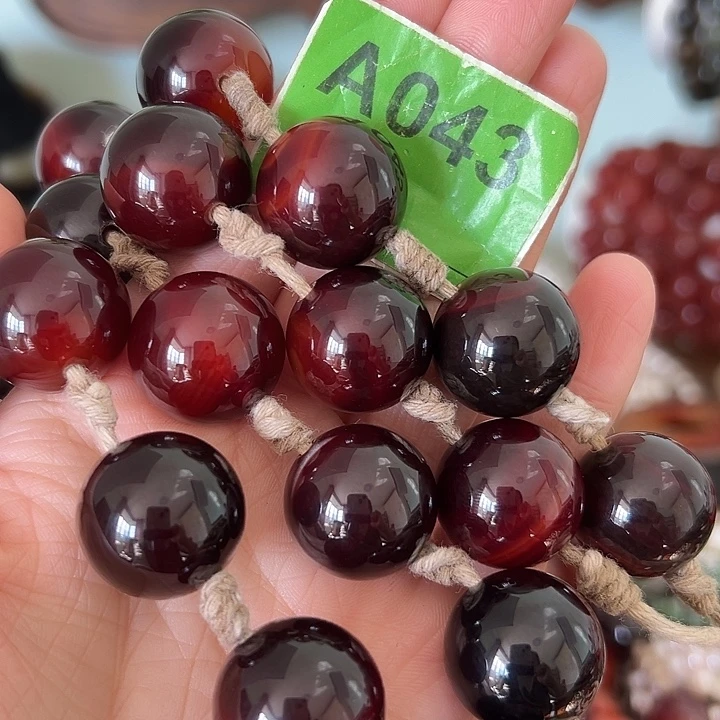 青***瑜玛瑙/玉髓未镶嵌颈饰