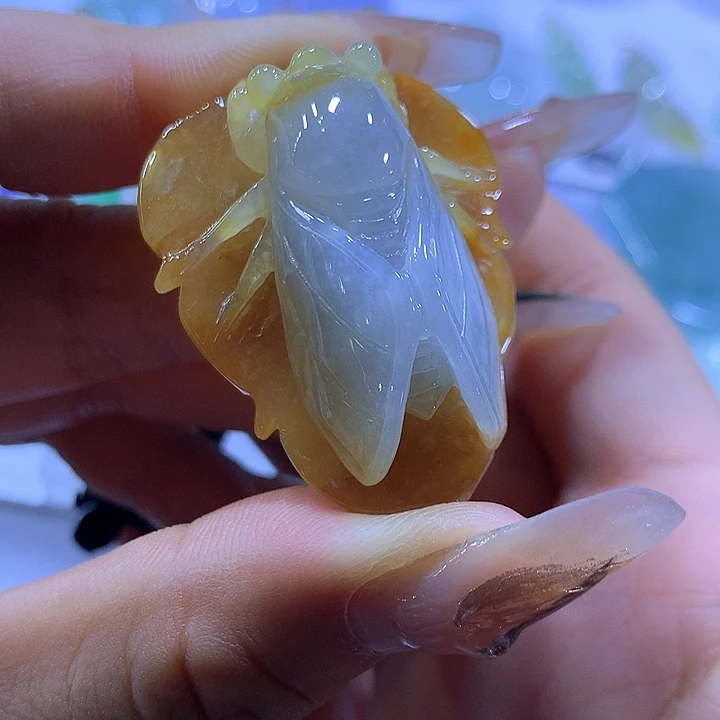颈饰未镶嵌翡翠天然翡翠A货吊坠