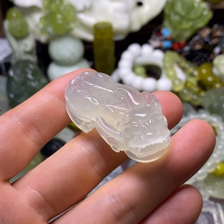 岫玉未镶嵌岫玉颈饰