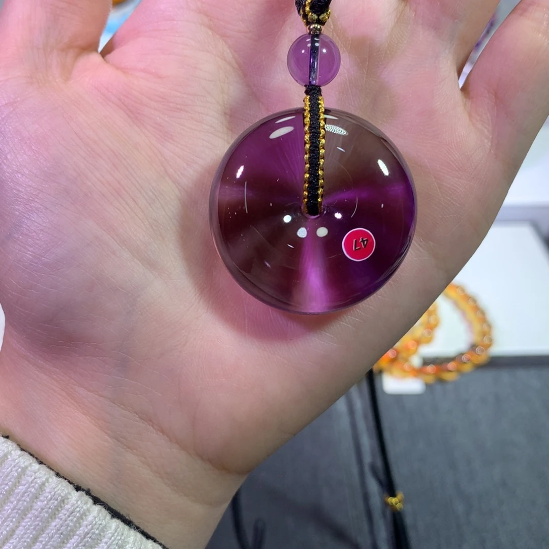 未镶嵌水晶颈饰天然