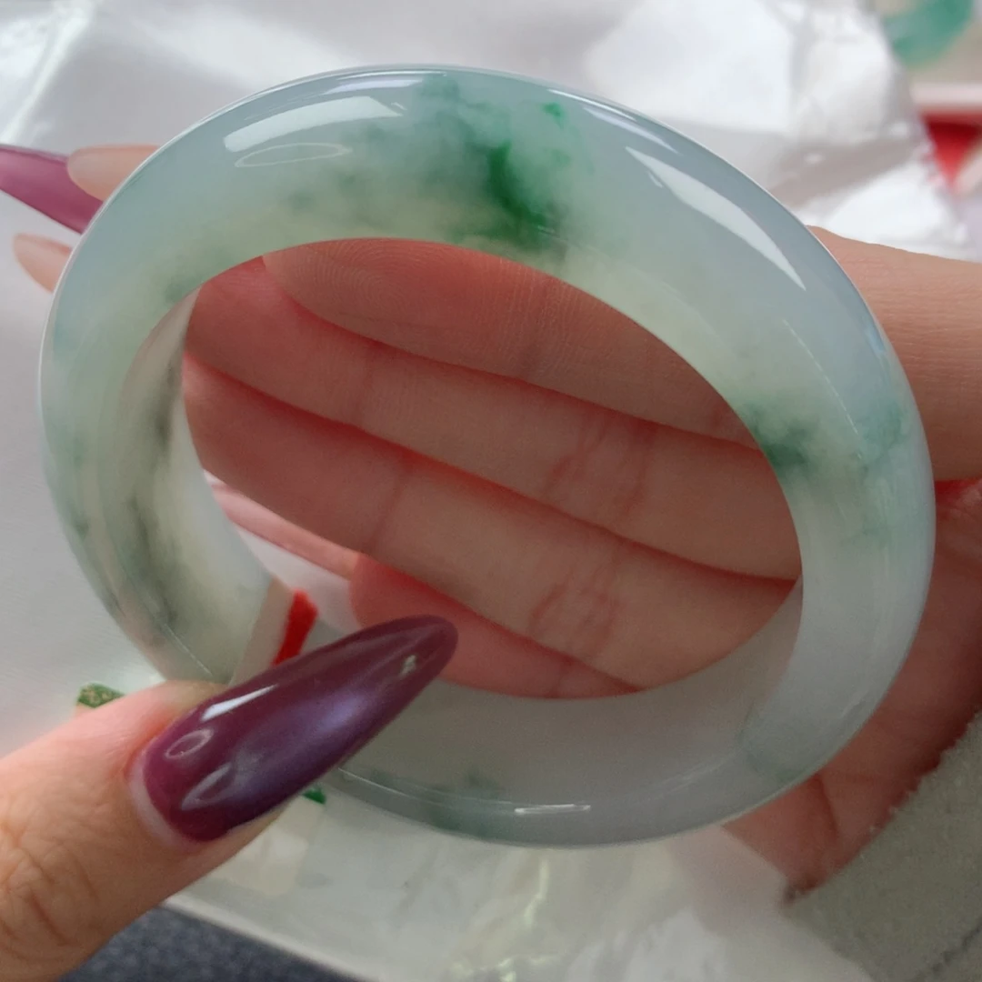 未镶嵌手镯翡翠缅甸天然翡翠A货55