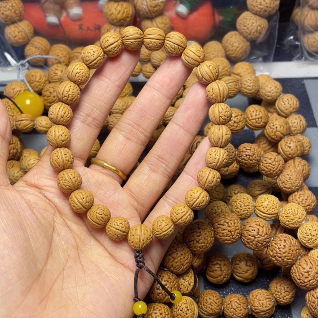 桃核手串10.8野生核手串