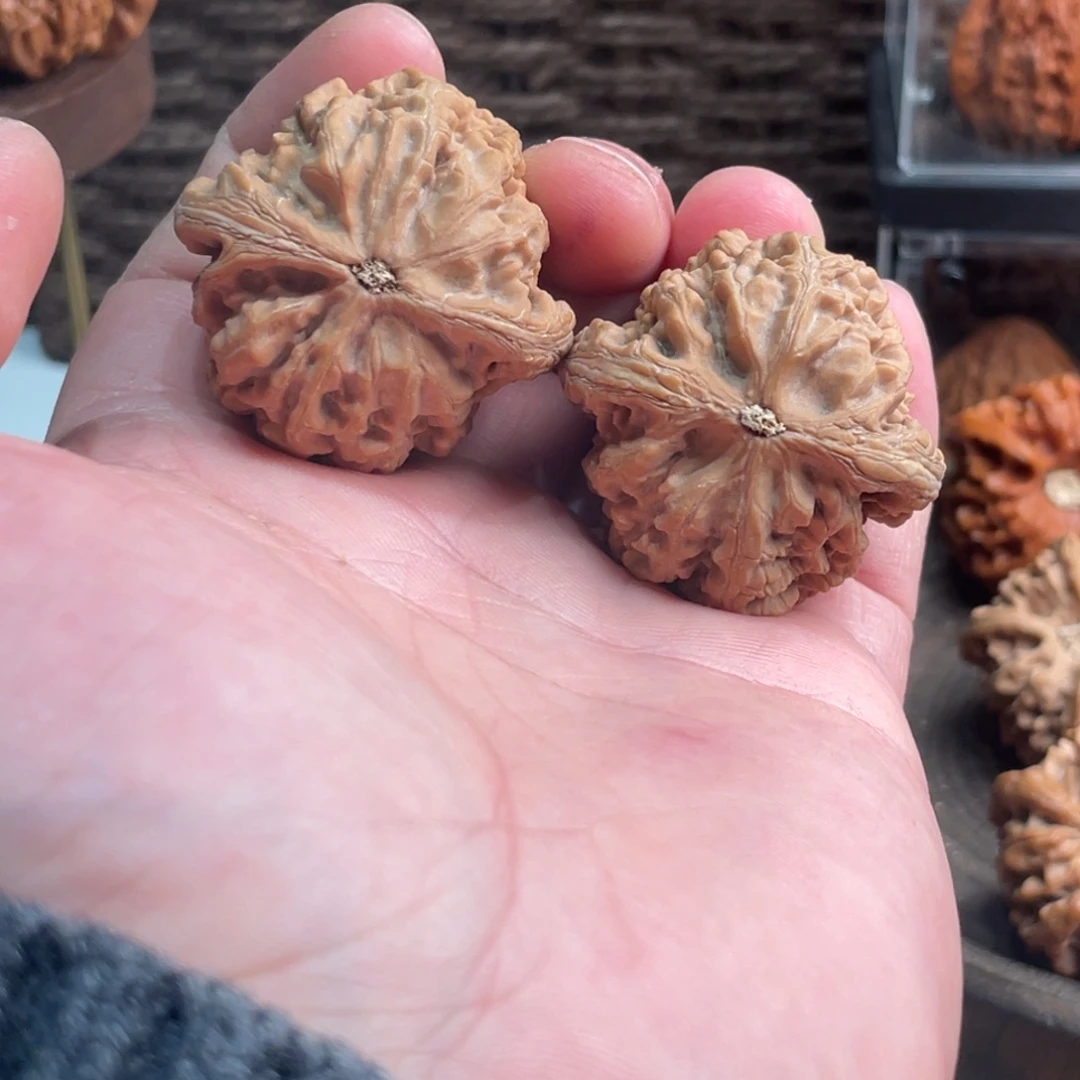 S***y把件文玩核桃红锦鲤40全品