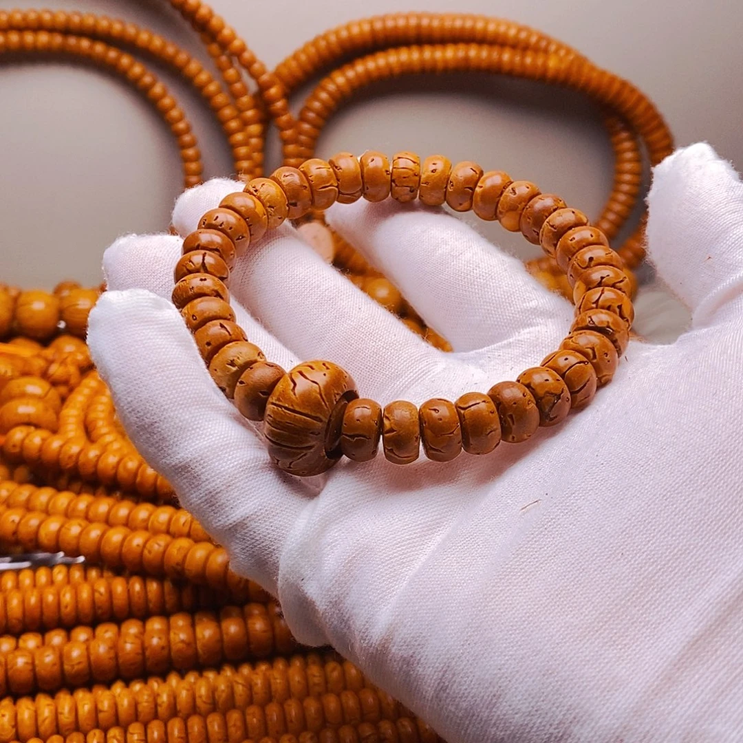 吊坠桃核6乘10核片手串瑕疵品28