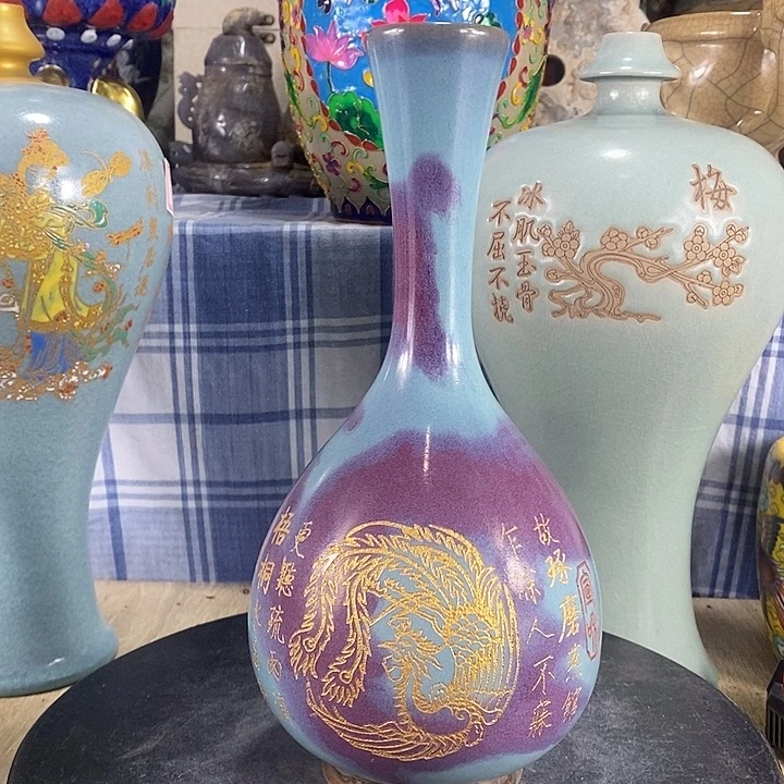 陶摆件陶泽如花儿盛开了