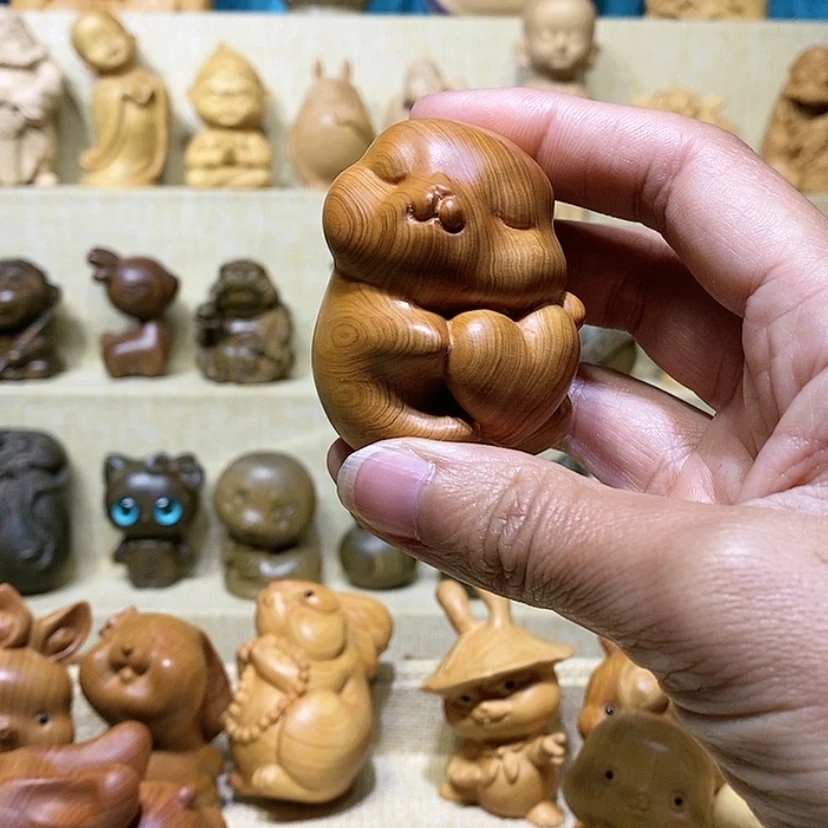 【闪购商品】柏木（崖柏）名*爱心兔
