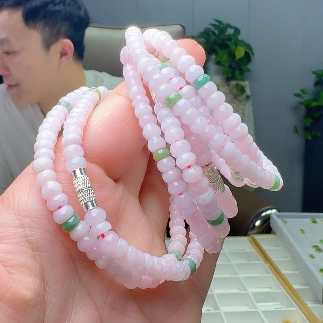 翡翠未镶嵌手链多样性发货其一