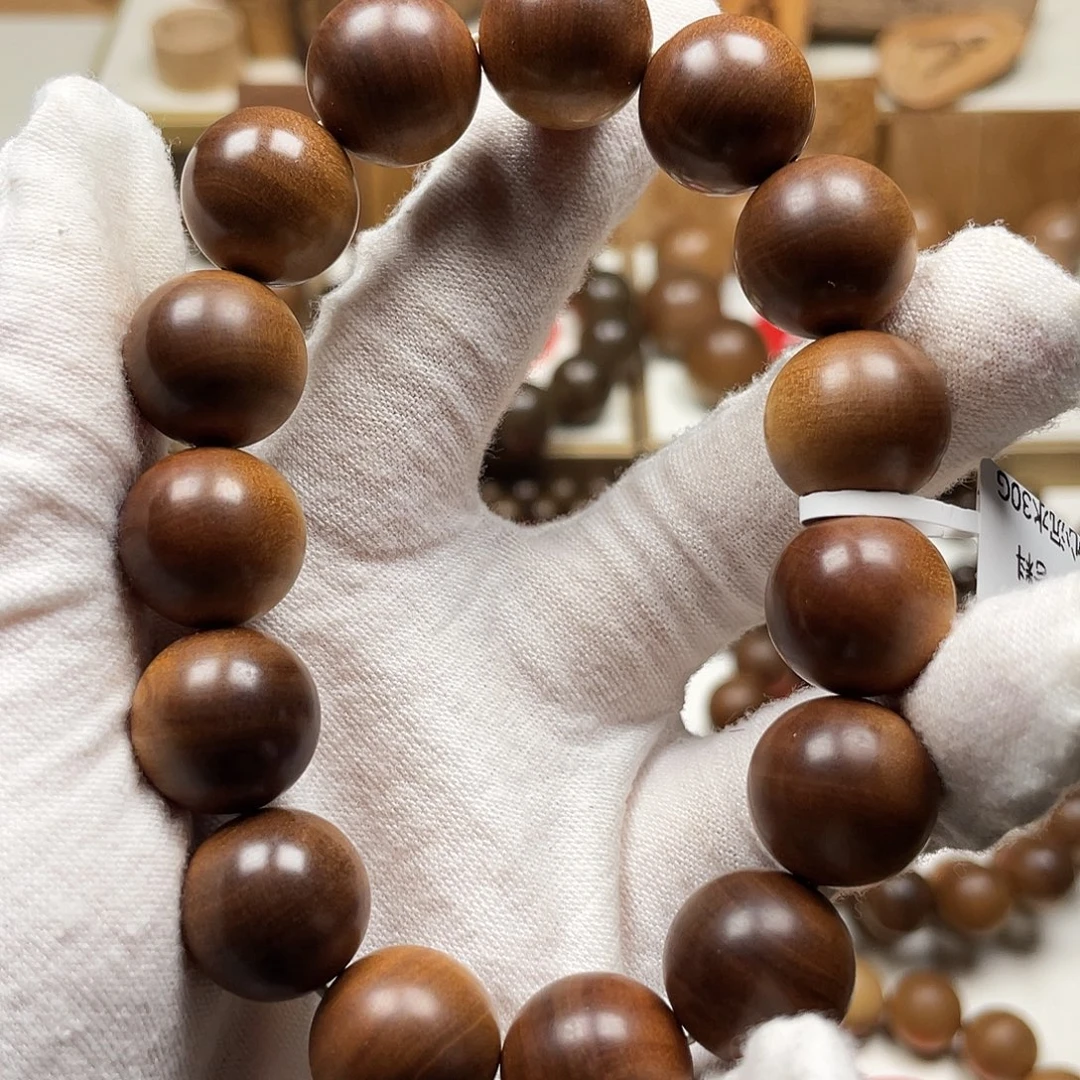 虎***哥檀香木手串/手链老山檀香15沉水供奉料