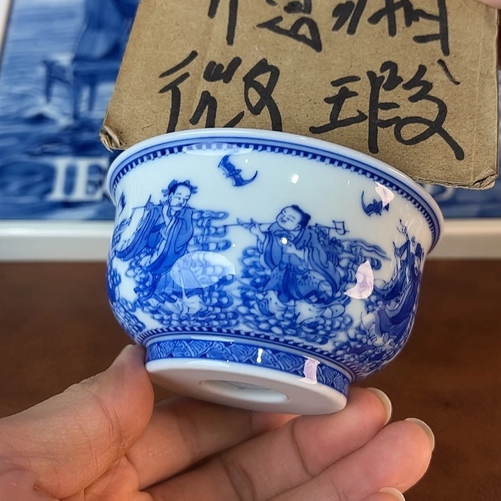 元***玩瓷片景德镇全手工手绘陶瓷