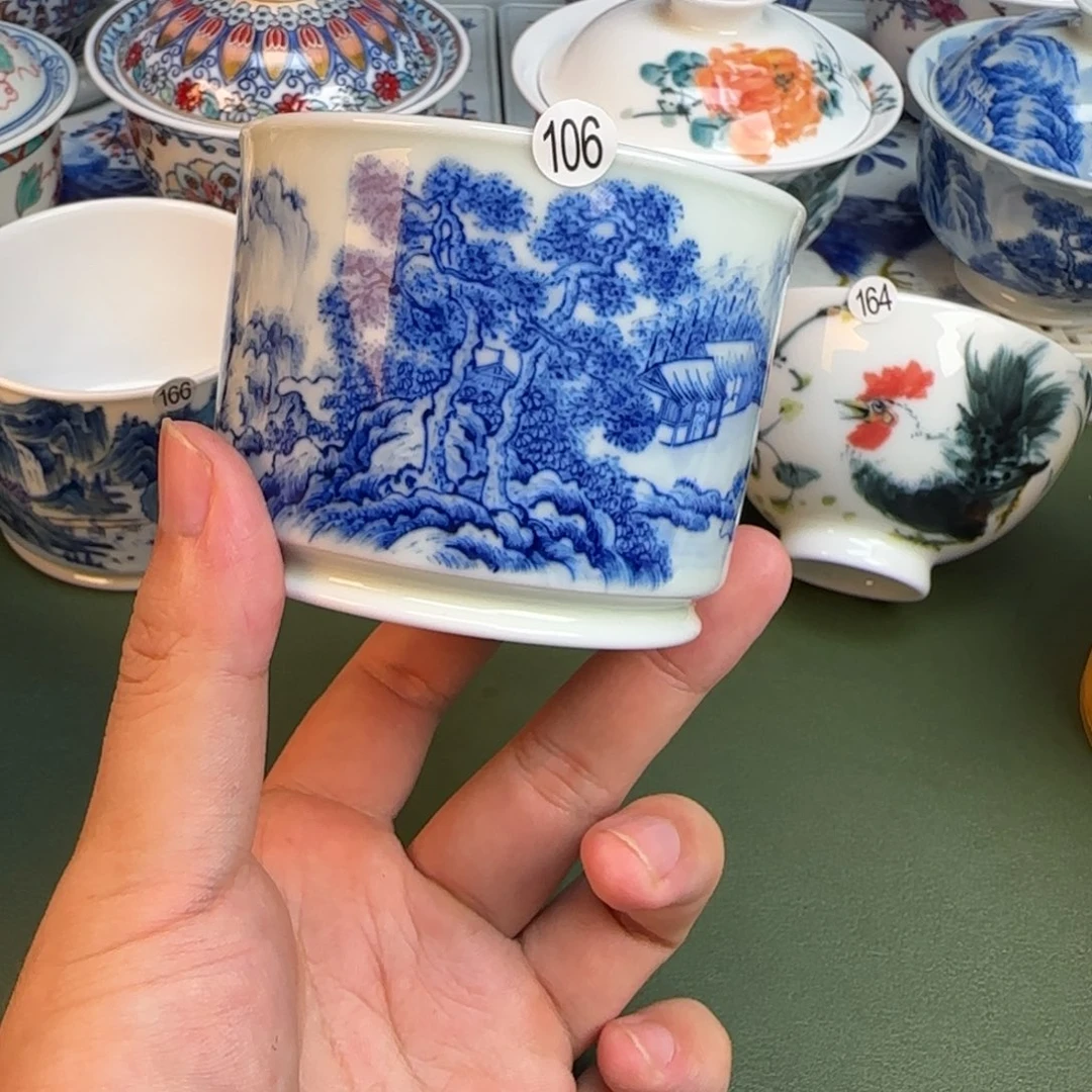 彦祖纯手工手绘茶具106