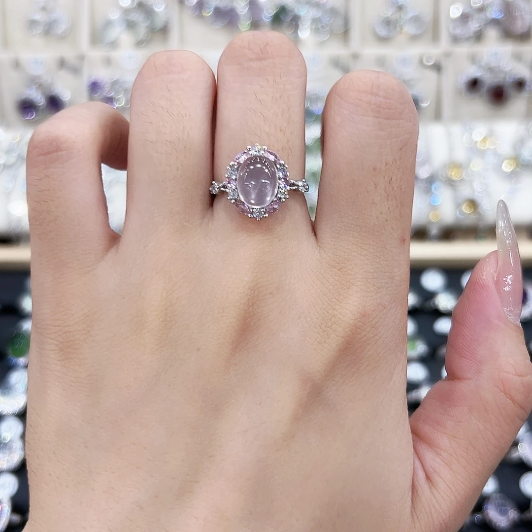 银S925镶嵌岫玉手链