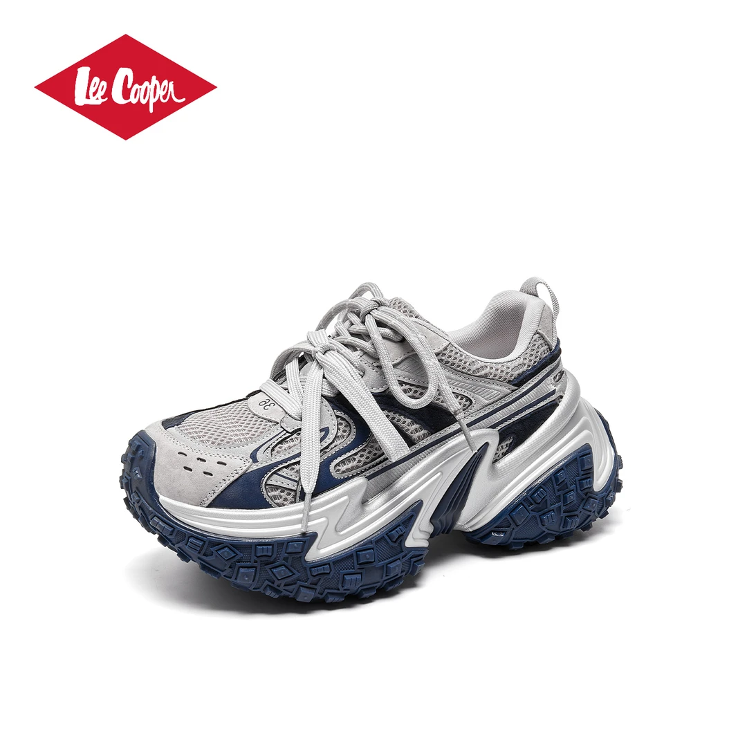 25款潮流秋季透气中跟厚底系带拼色老爹鞋潮鞋潮鞋鞋子