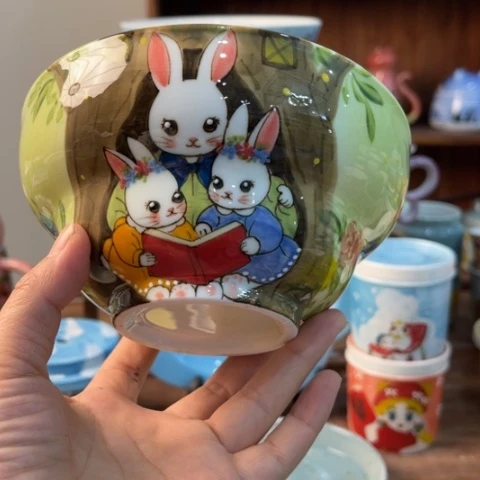 炉景德镇釉下手绘陶瓷