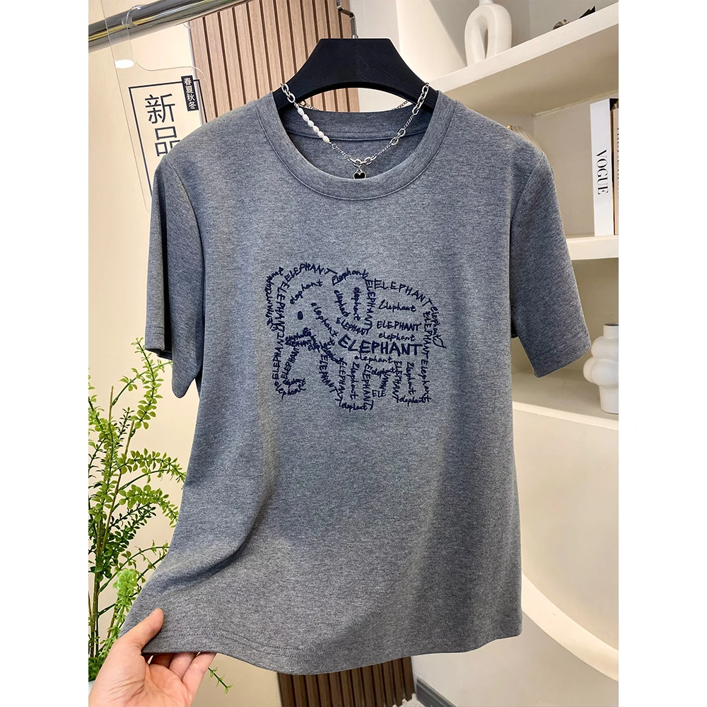 【KOBO】352317时尚减龄小象重工剌绣上衣 【运费补贴6-10】