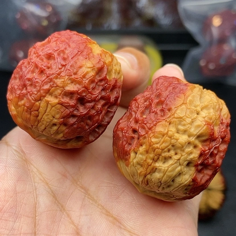 【闪购商品】把件文玩核桃39尺牡丹绣球