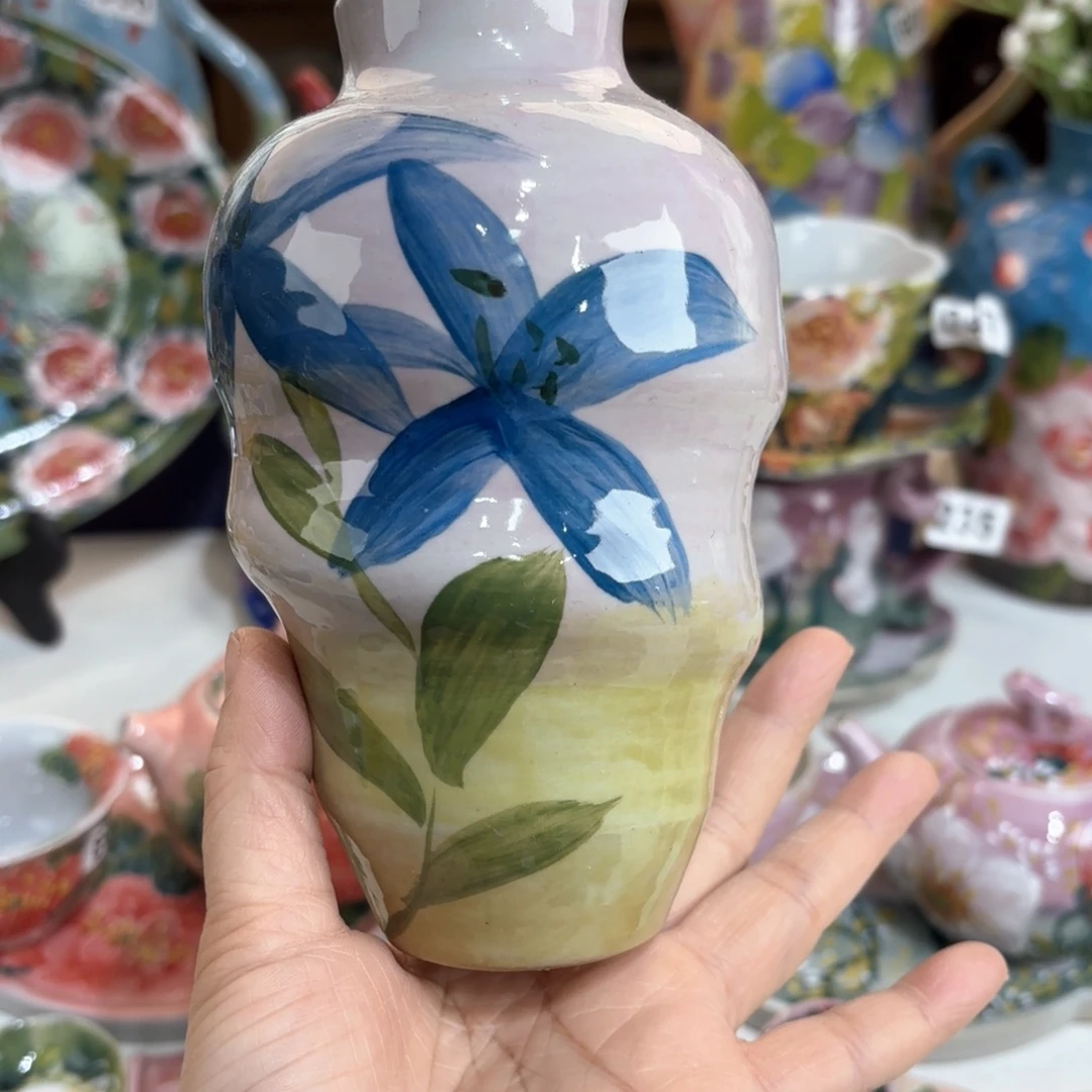 景德镇手绘高温釉下彩陶瓷茶具