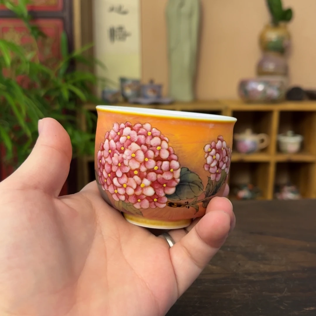 柴烧手工手绘陶瓷