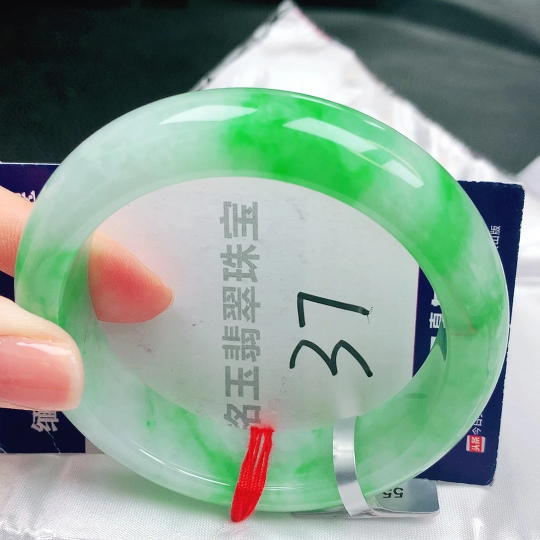 翡翠未镶嵌手镯缅甸天然a货翡翠手镯