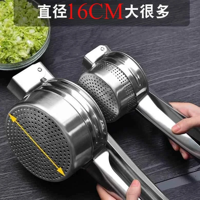 炸串挤油挤压器不锈钢榨汁机水果手动压汁猪油渣分离压榨机家用