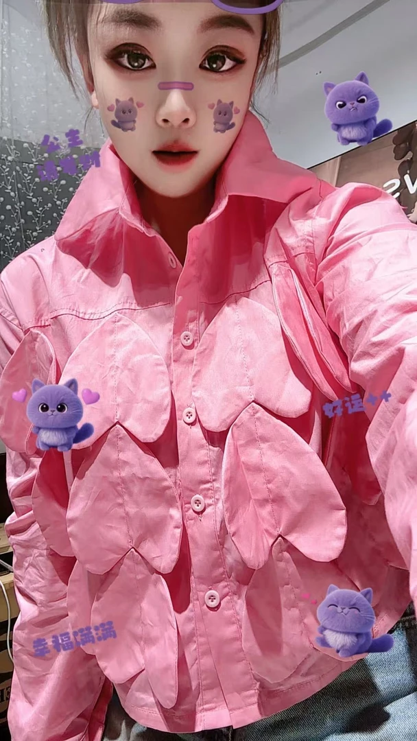 新款休闲洋气设计感气质时尚百搭小众女款衬衫