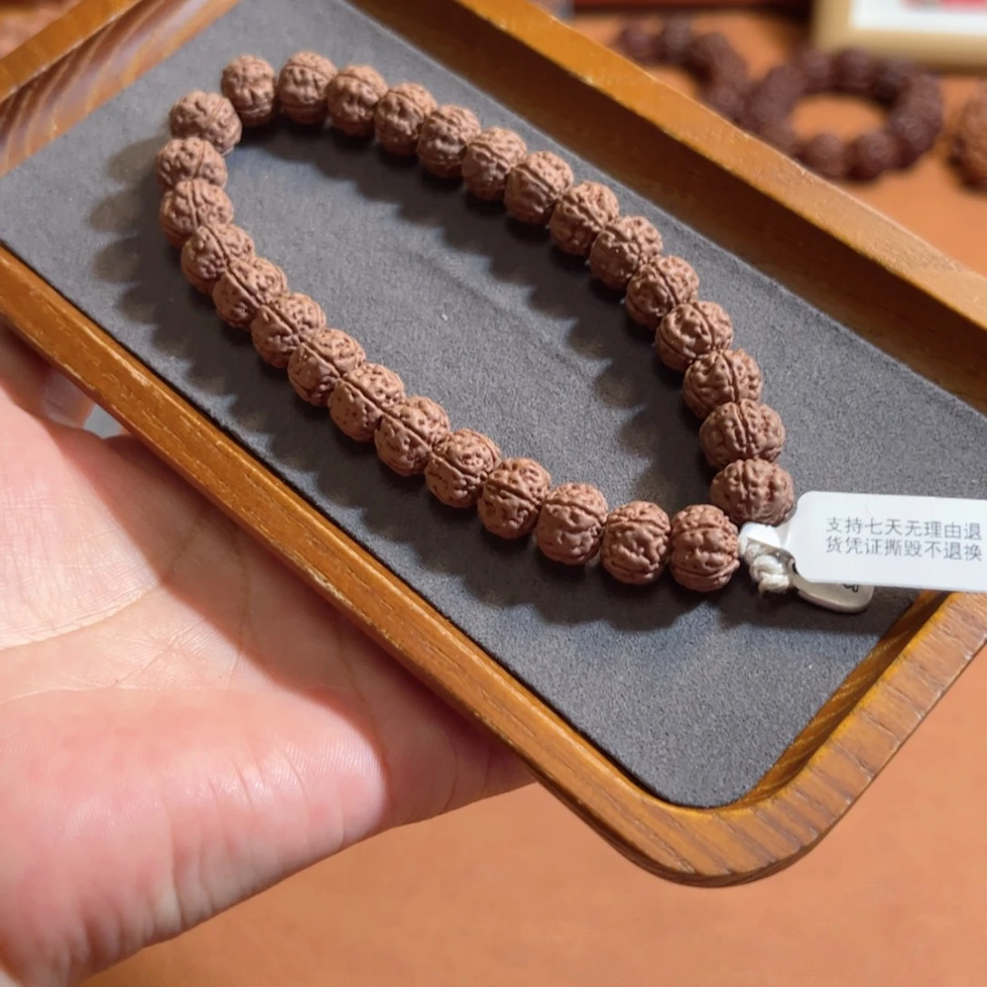 手串金刚菩提12标款勿里达纯血老树王金刚菩提子