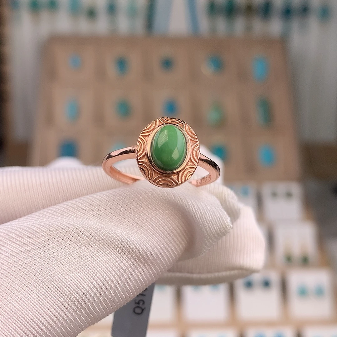 绿松石未镶嵌戒指