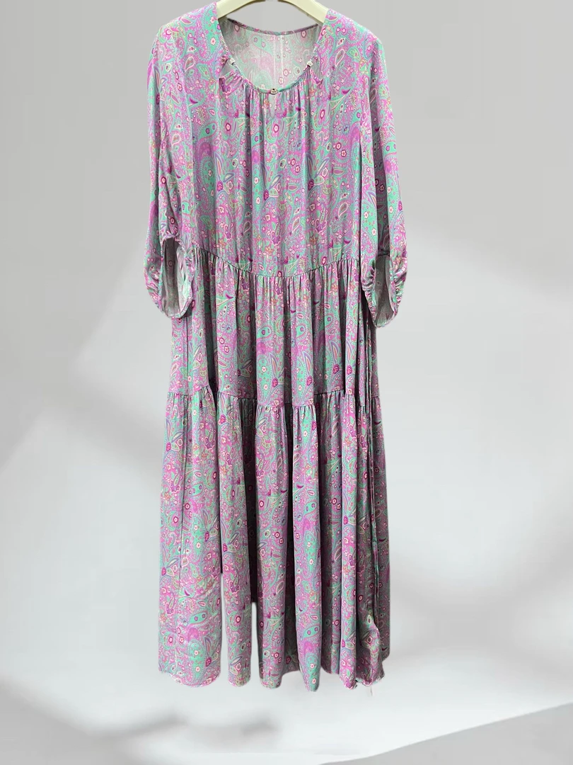 【奥兰多多&杨子家轻奢定制】新款连衣裙25360