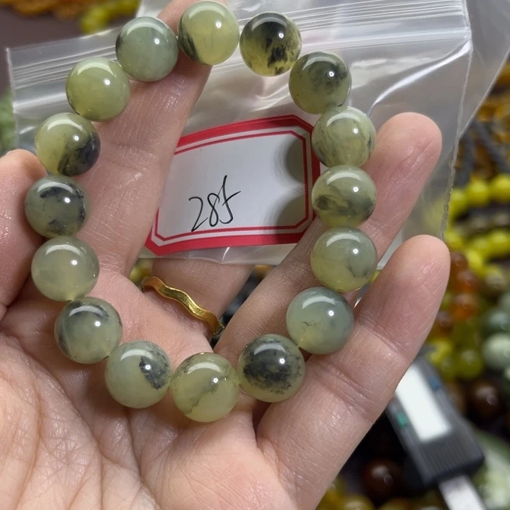 蛇纹石玉未镶嵌手链