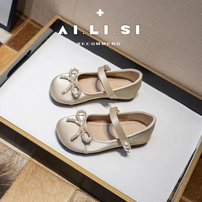 女童公主鞋2025春秋新款休闲软底儿童皮鞋演出走秀鞋子小女孩单鞋