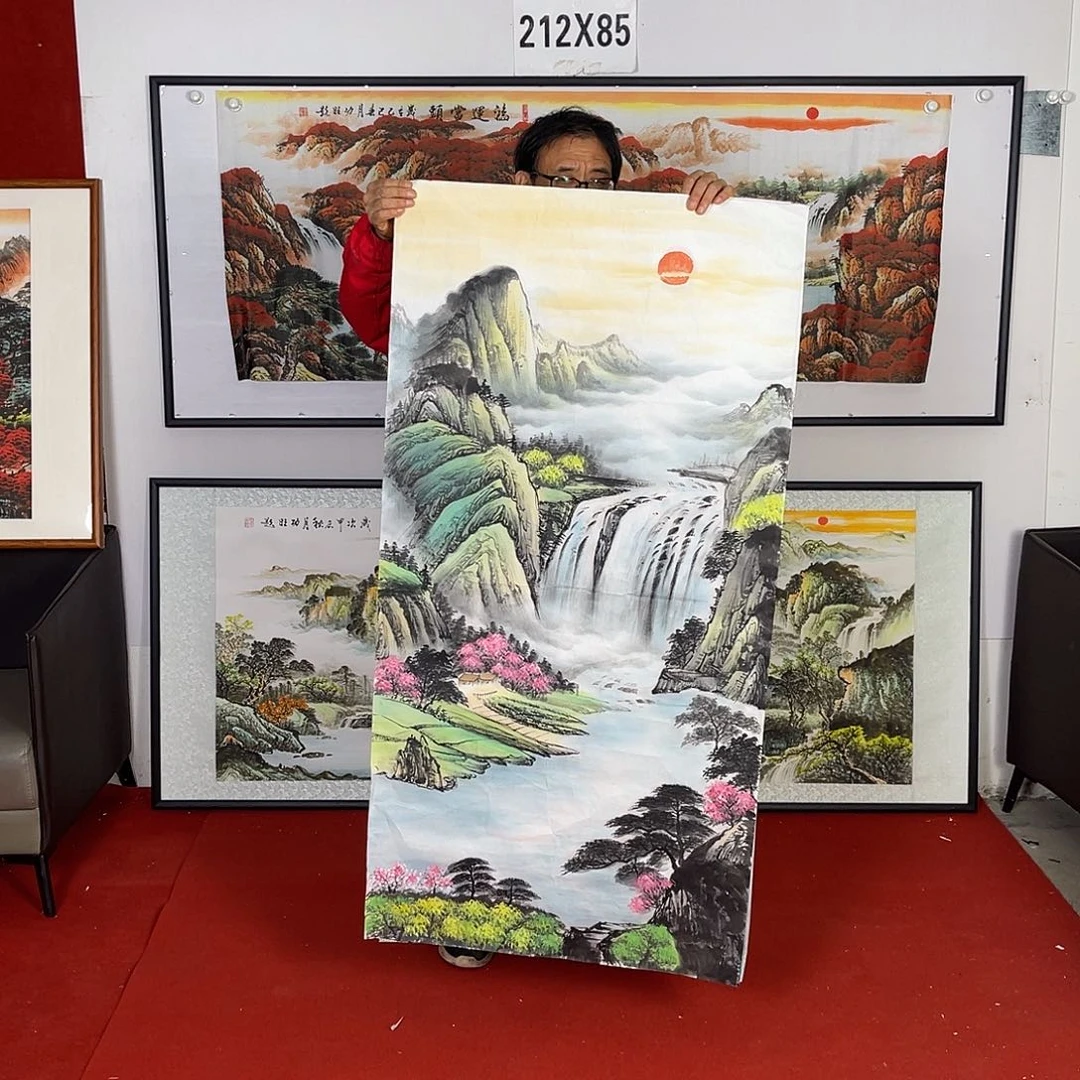 小四尺竖版的画心