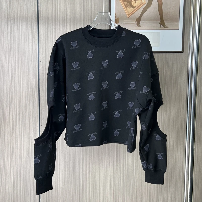 7080品牌钱柜精品女装时尚设计款百搭显瘦卫衣休闲上衣秋冬