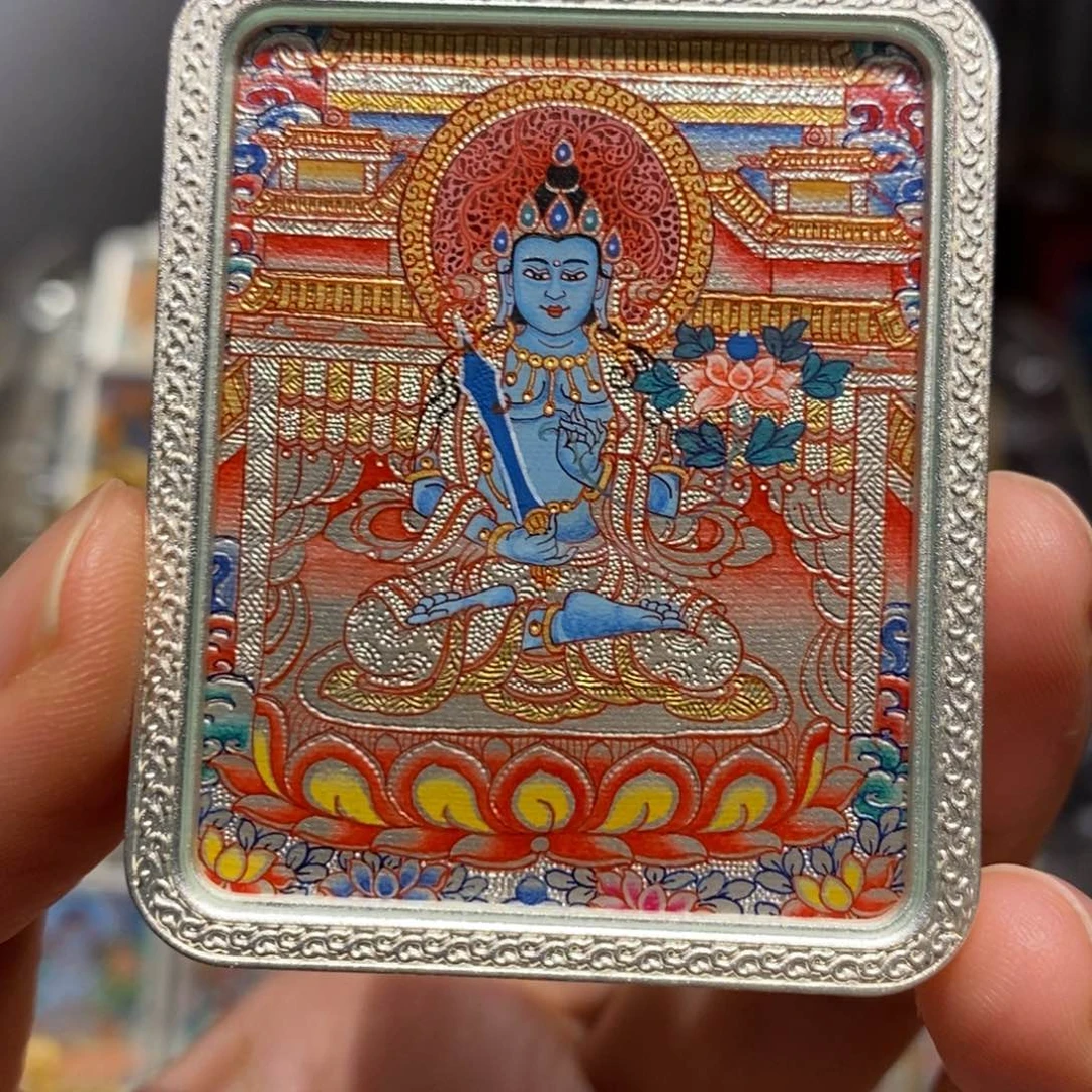 喜***汉吊坠唐卡艺术作品欣赏